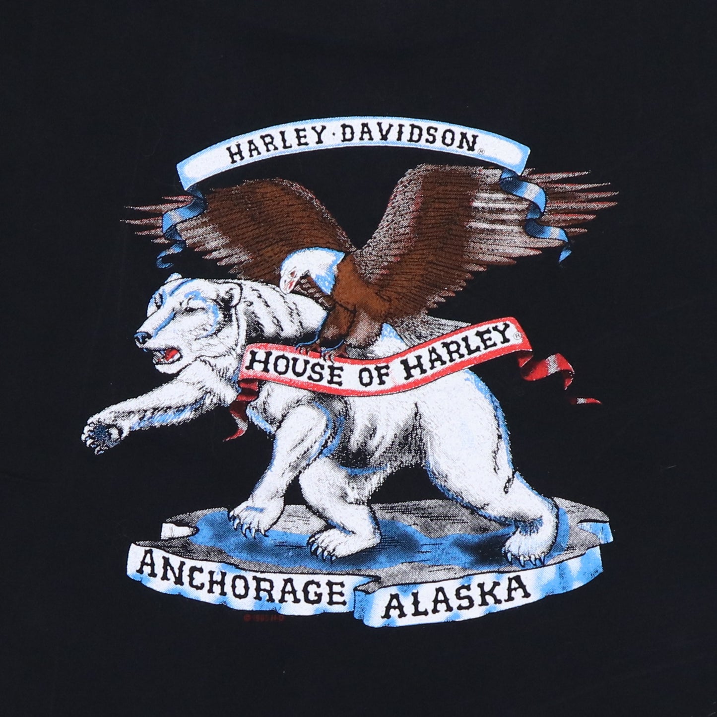 1995 Harley Davidson Anchorage Alaska Shirt