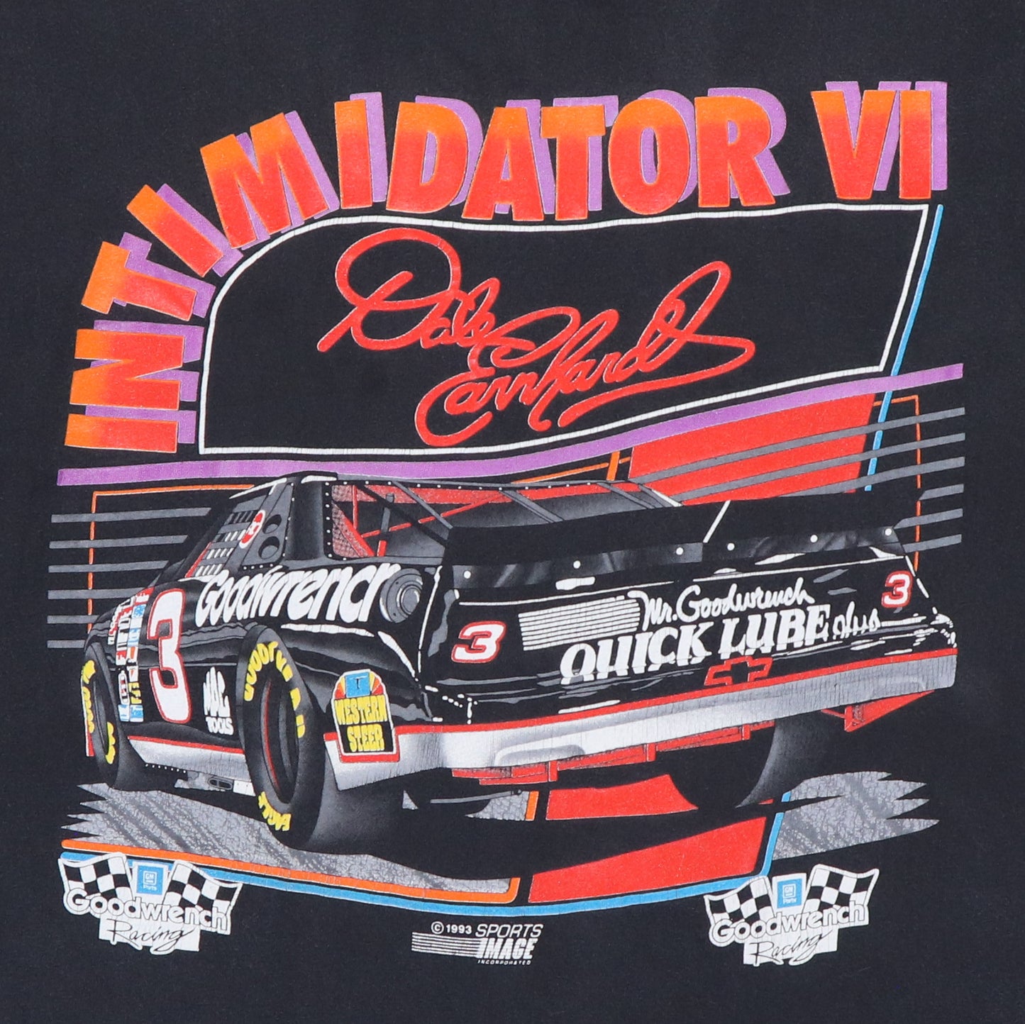 1993 Dale Earnhardt Intimidator Tour Nascar Shirt