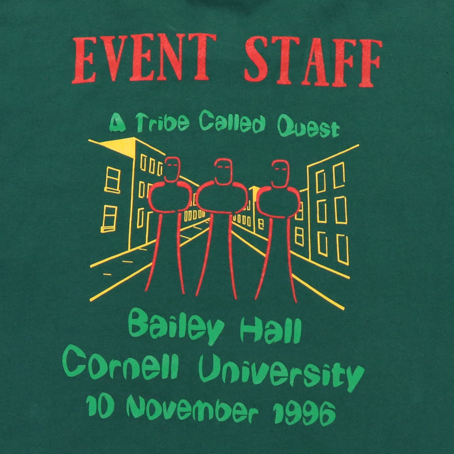 1996 A Tribe Called Quest Cornell Concert Crew Shirt