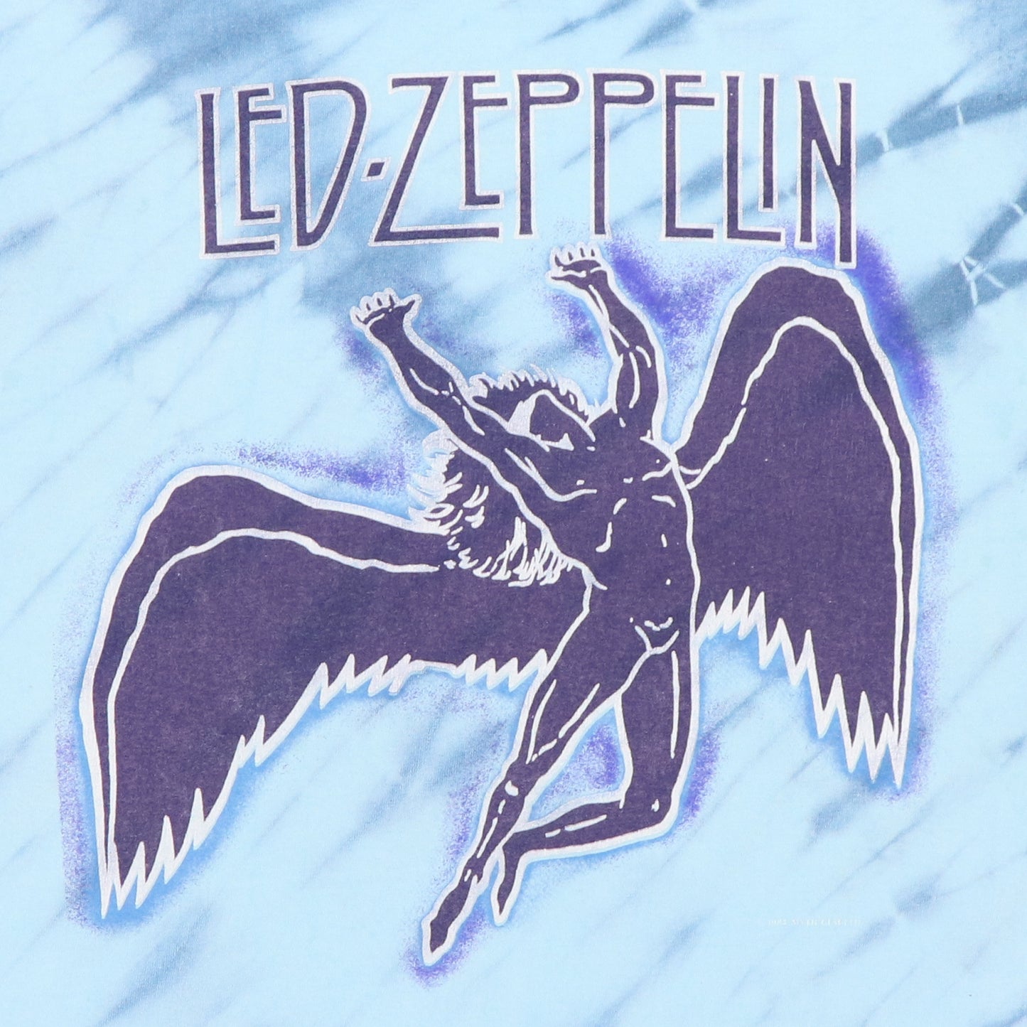 1990s Led Zeppelin Swan Song Tie Dye Shirt
