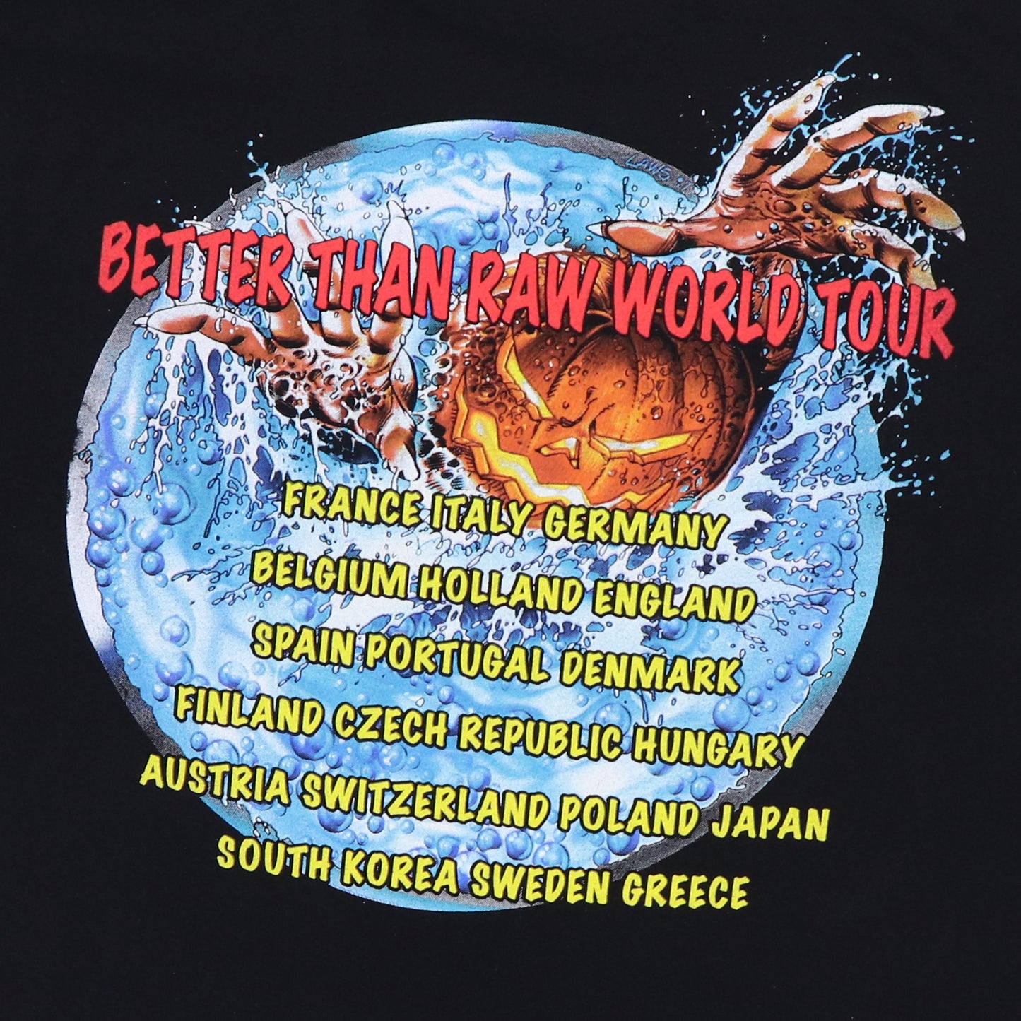 1998 Helloween Better Than Raw Tour Shirt