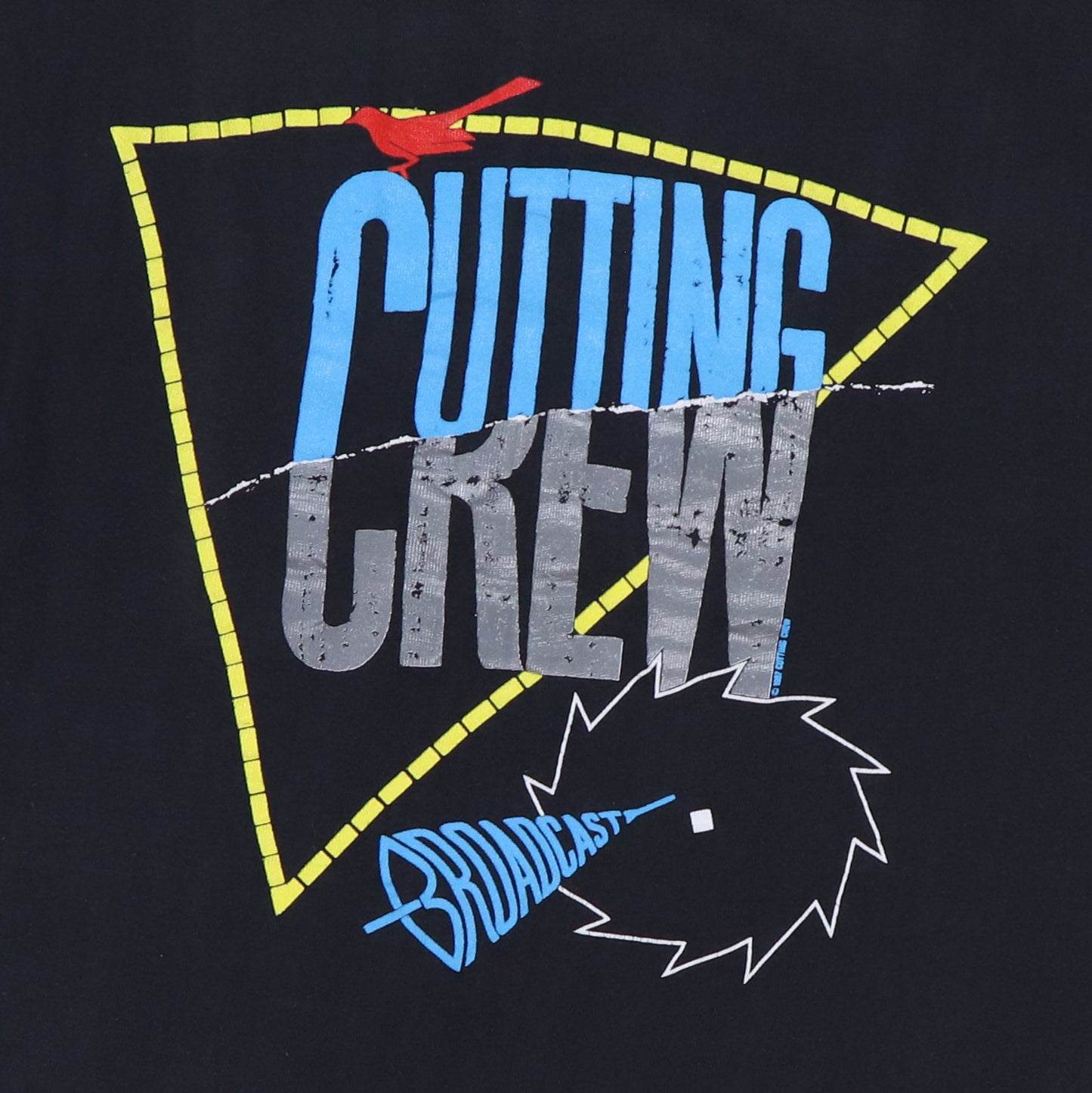 1987 Cutting Crew Tour Shirt