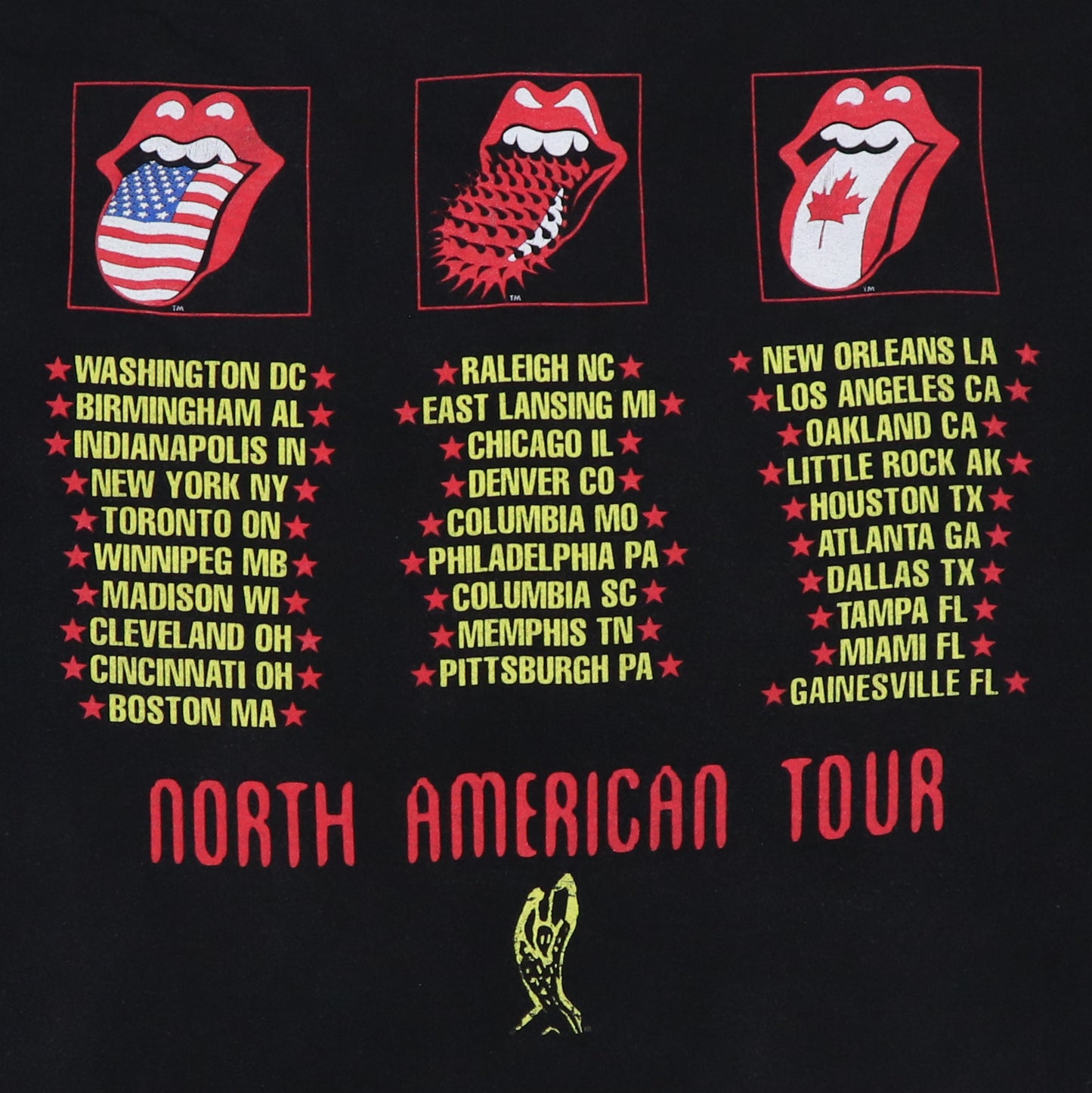 1994 Rolling stones Voodoo Lounge Tour Shirt