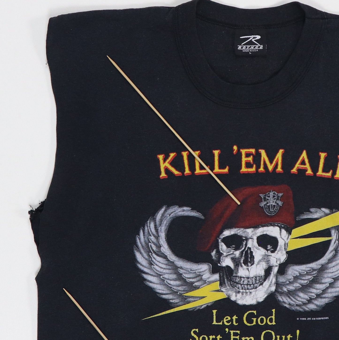 1986 Kill Em All Let God Sort Em Out Shirt