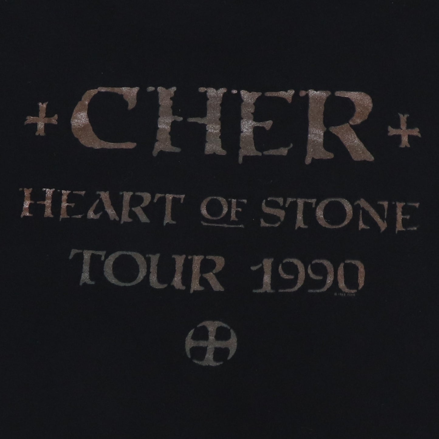 1990 Cher Heart Of Stone Tour Shirt