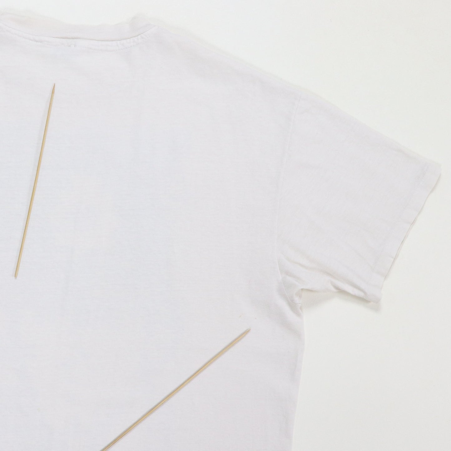 1990s Invisible Records Music Compilation Shirt Detail