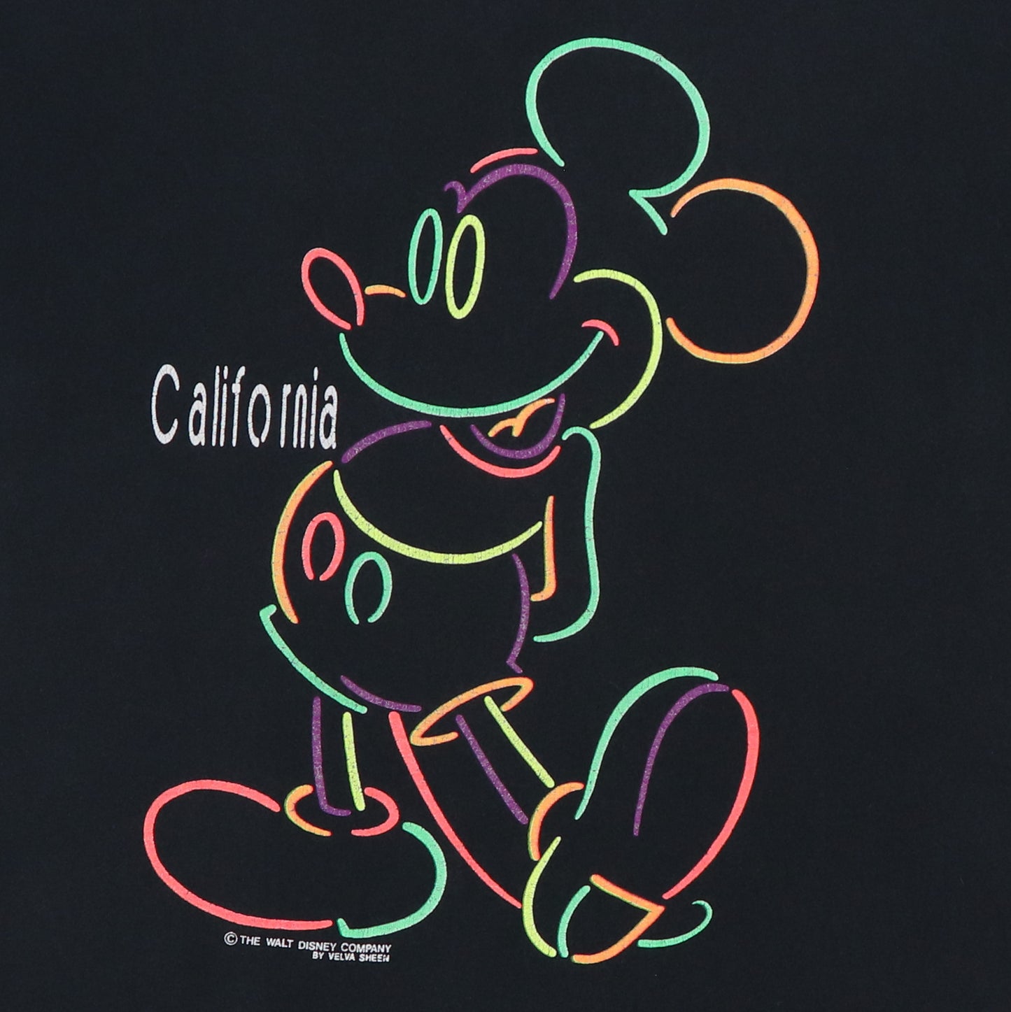 1980s Mickey Mouse Disney California Shirt