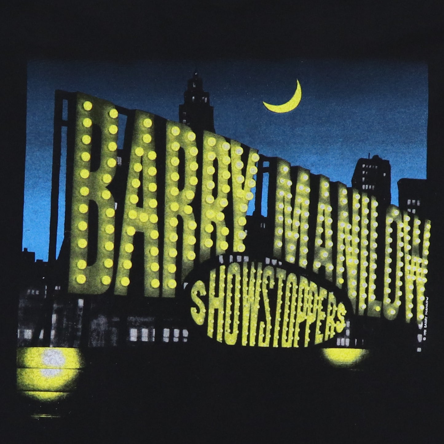 1991 Barry Manilow Showstoppers Shirt