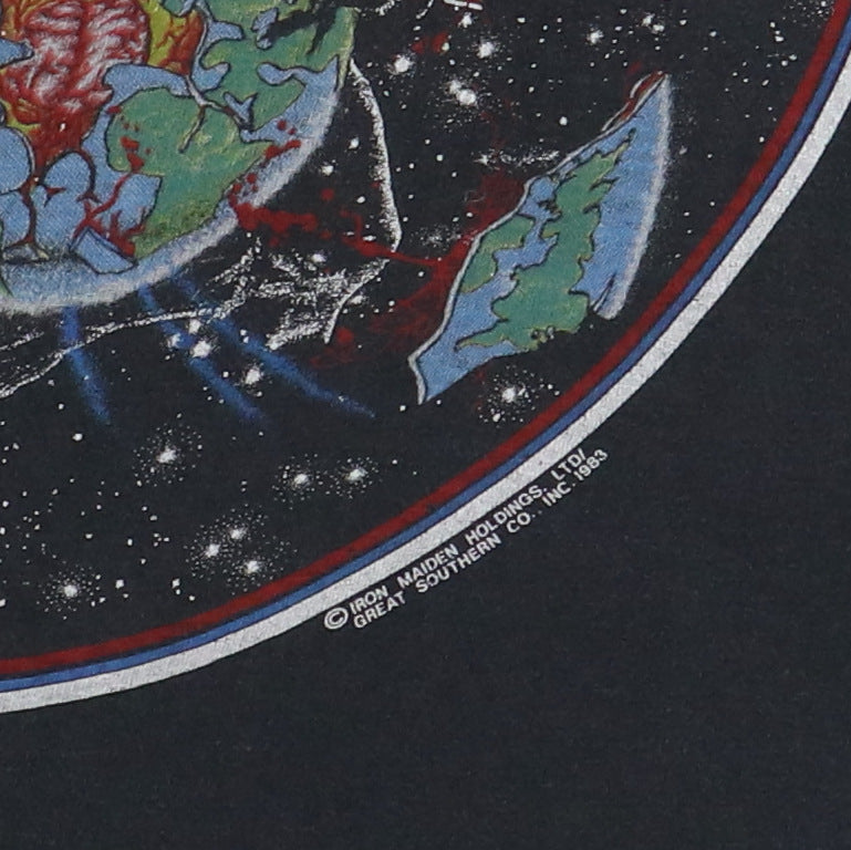 1983 Iron Maiden The Beast On The Run Tour Sleeveless Shirt