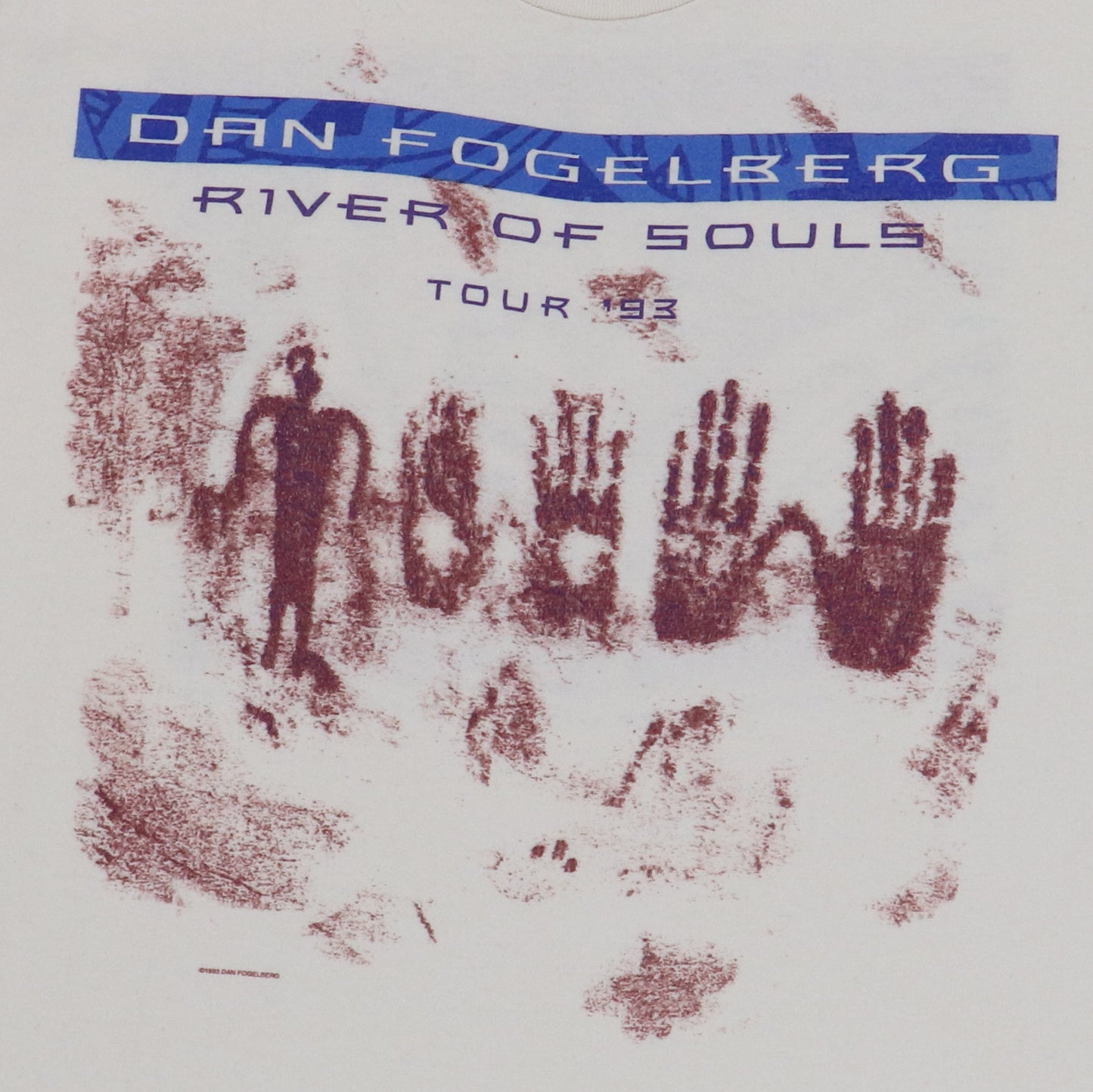 1993 Dan Fogelberg River Of Souls Tour Shirt
