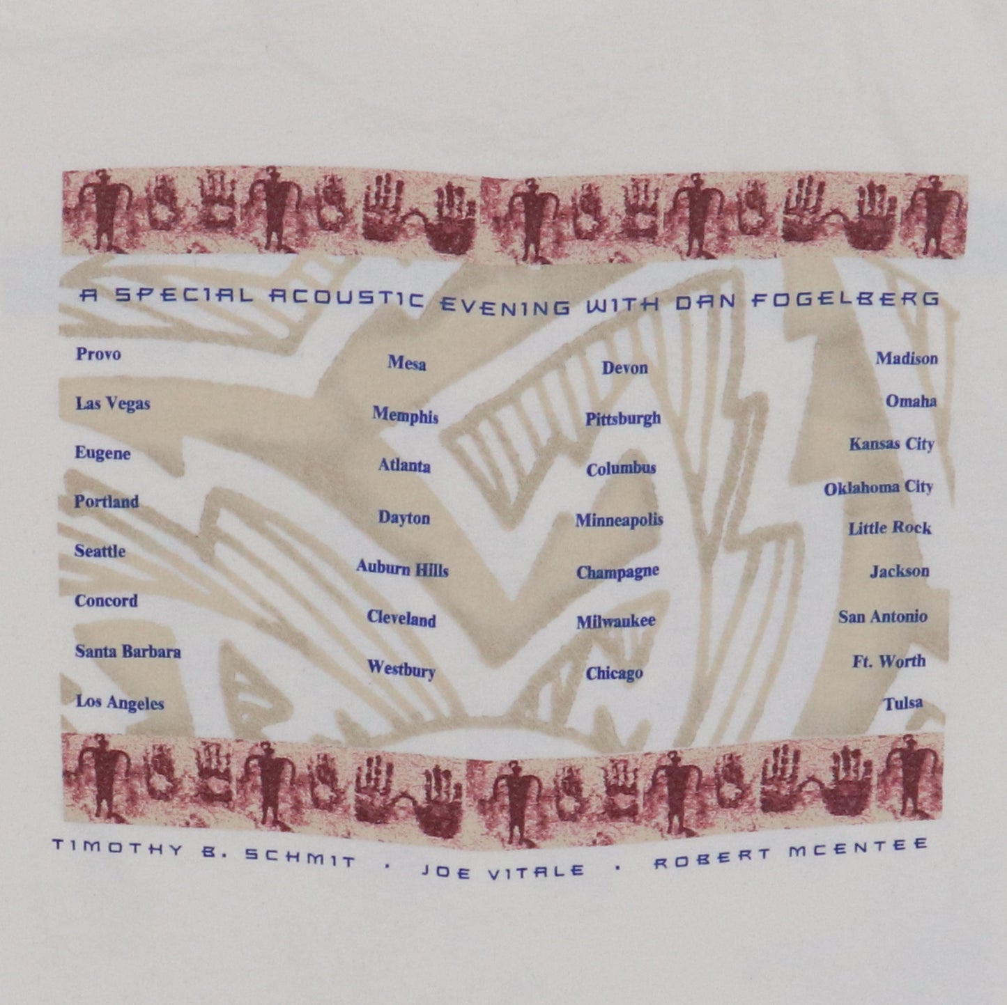 1993 Dan Fogelberg River Of Souls Tour Shirt