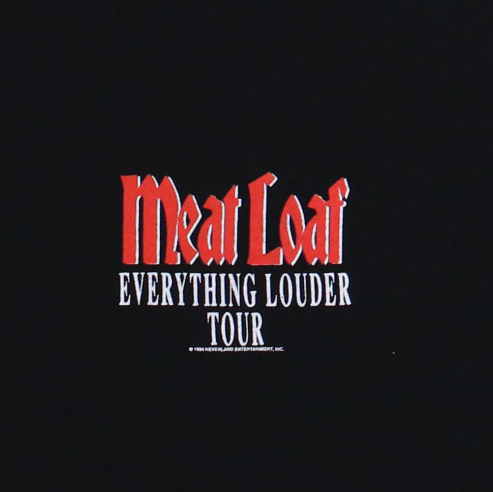 1994 Meat Loaf Everything Louder Tour Crew Shirt