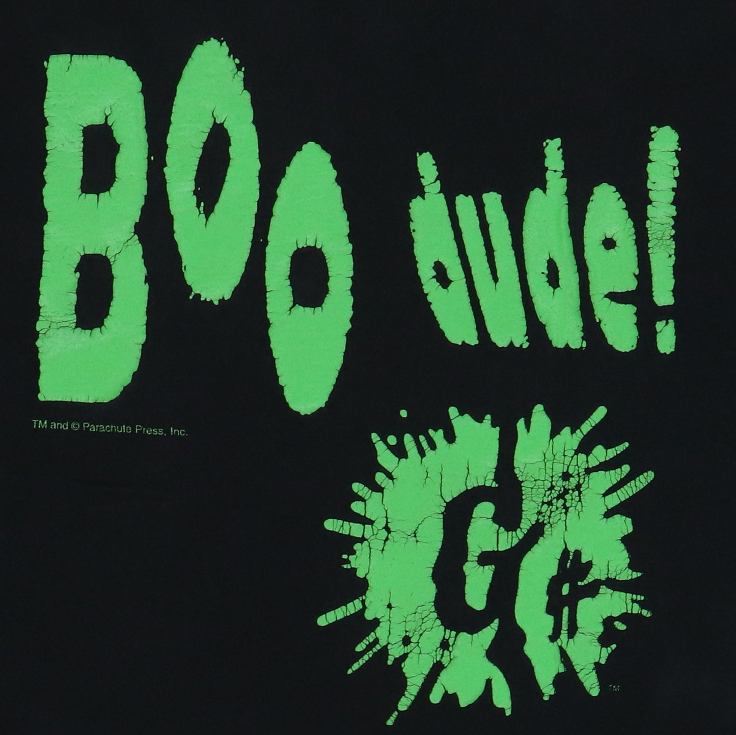 1990s Goosebumps Boo Dude Shirt Detail