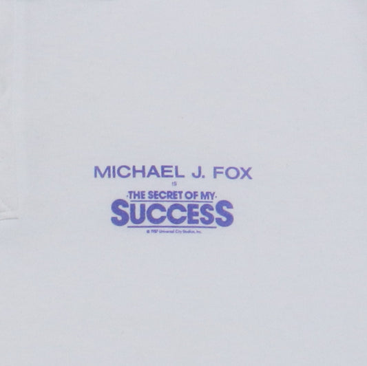 1987 Secrets Of My Success Michael J Fox Movie Shirt Back
