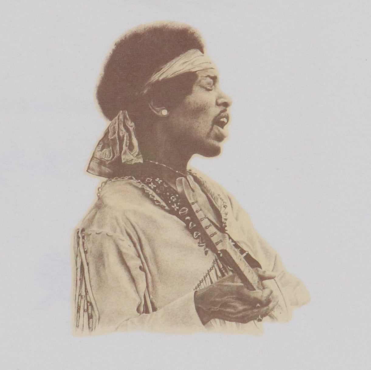 1975 Jimi Hendrix Crash Landing Promo Long Sleeve Shirt