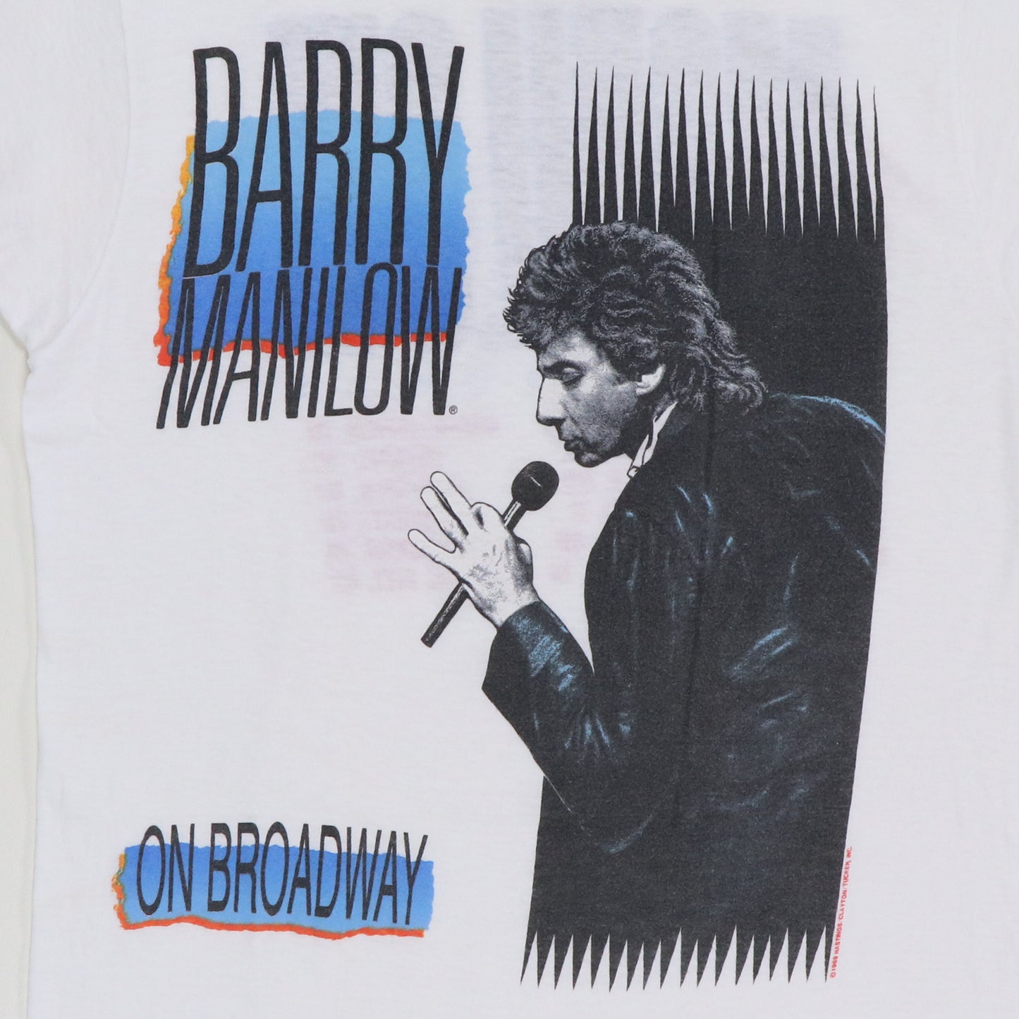 1989 Barry Manilow On Broadway Tour Shirt