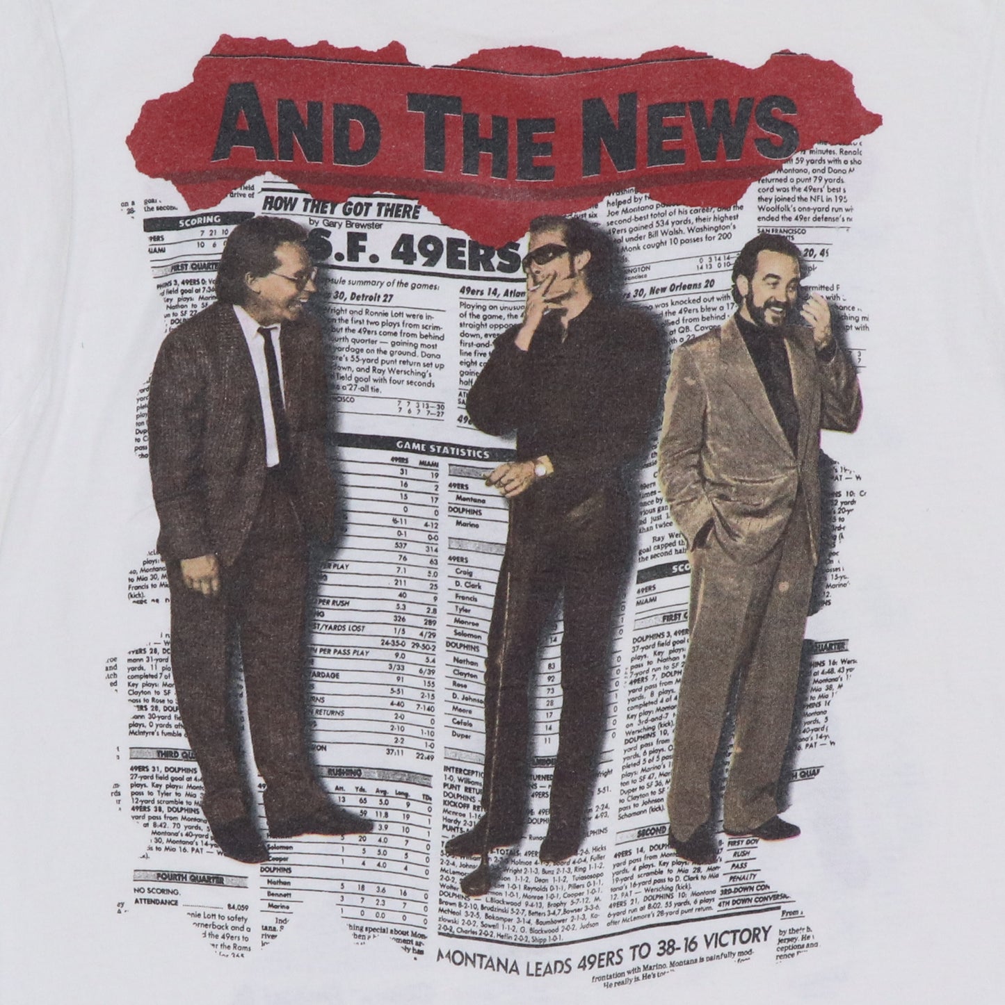 1986 Huey Lewis And The News Shirt
