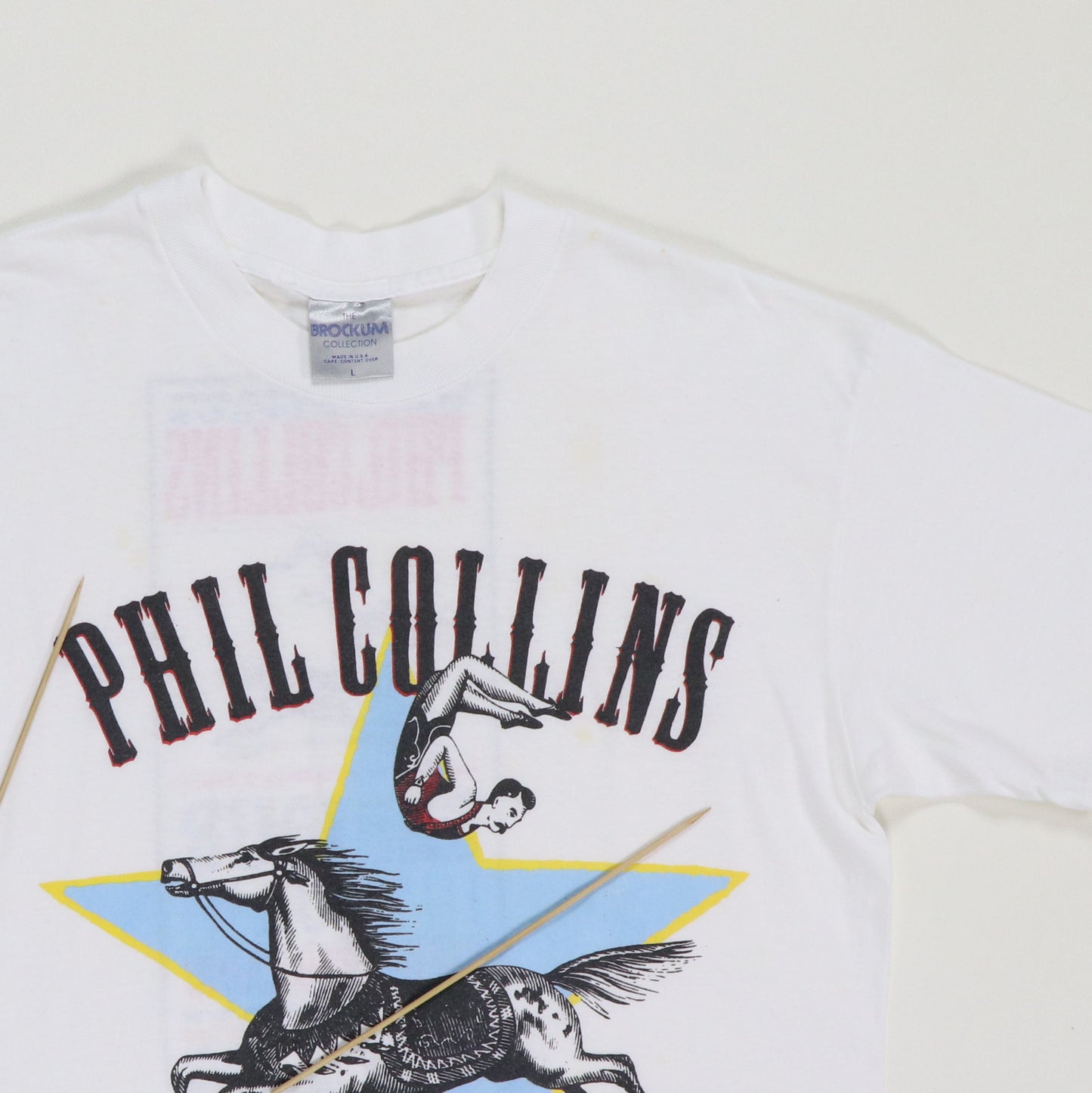 1990 Phil Collins Serious Tour Shirt