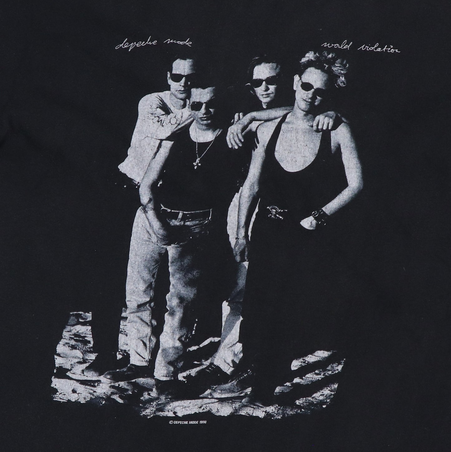 1990 Depeche Mode World Violation Tour Shirt