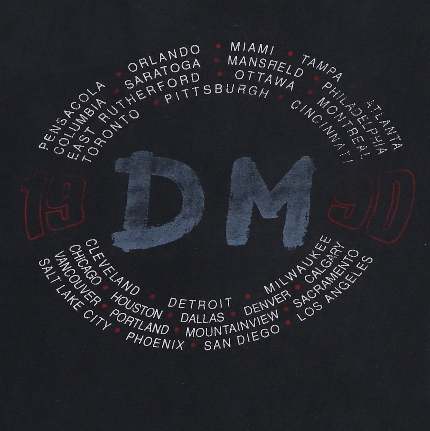 1990 Depeche Mode World Violation Tour Shirt