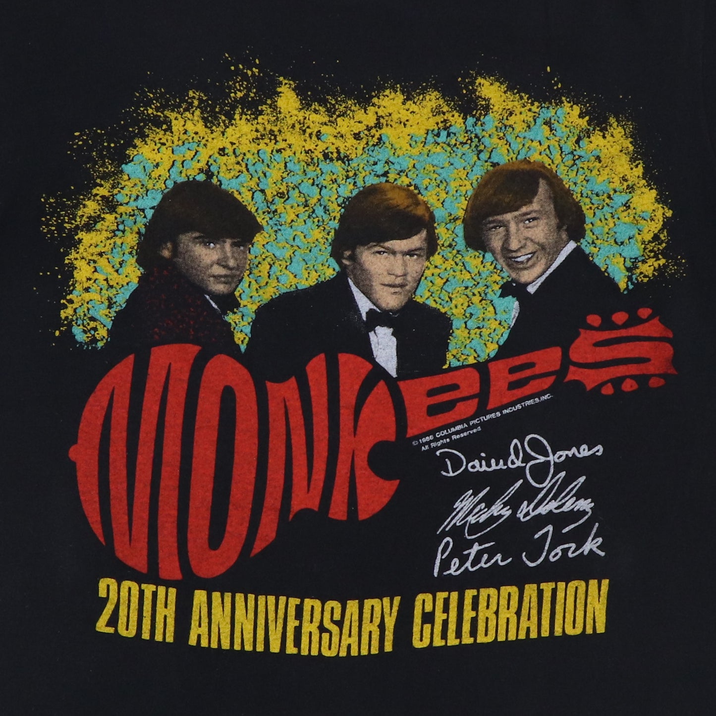 1986 The Monkees 20th Anniversary Tour Shirt