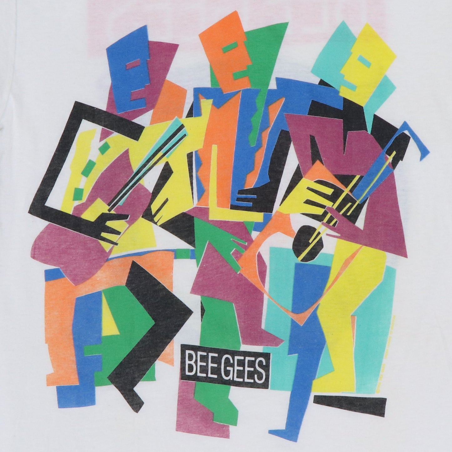 1989 Beegees One For All Tour Shirt