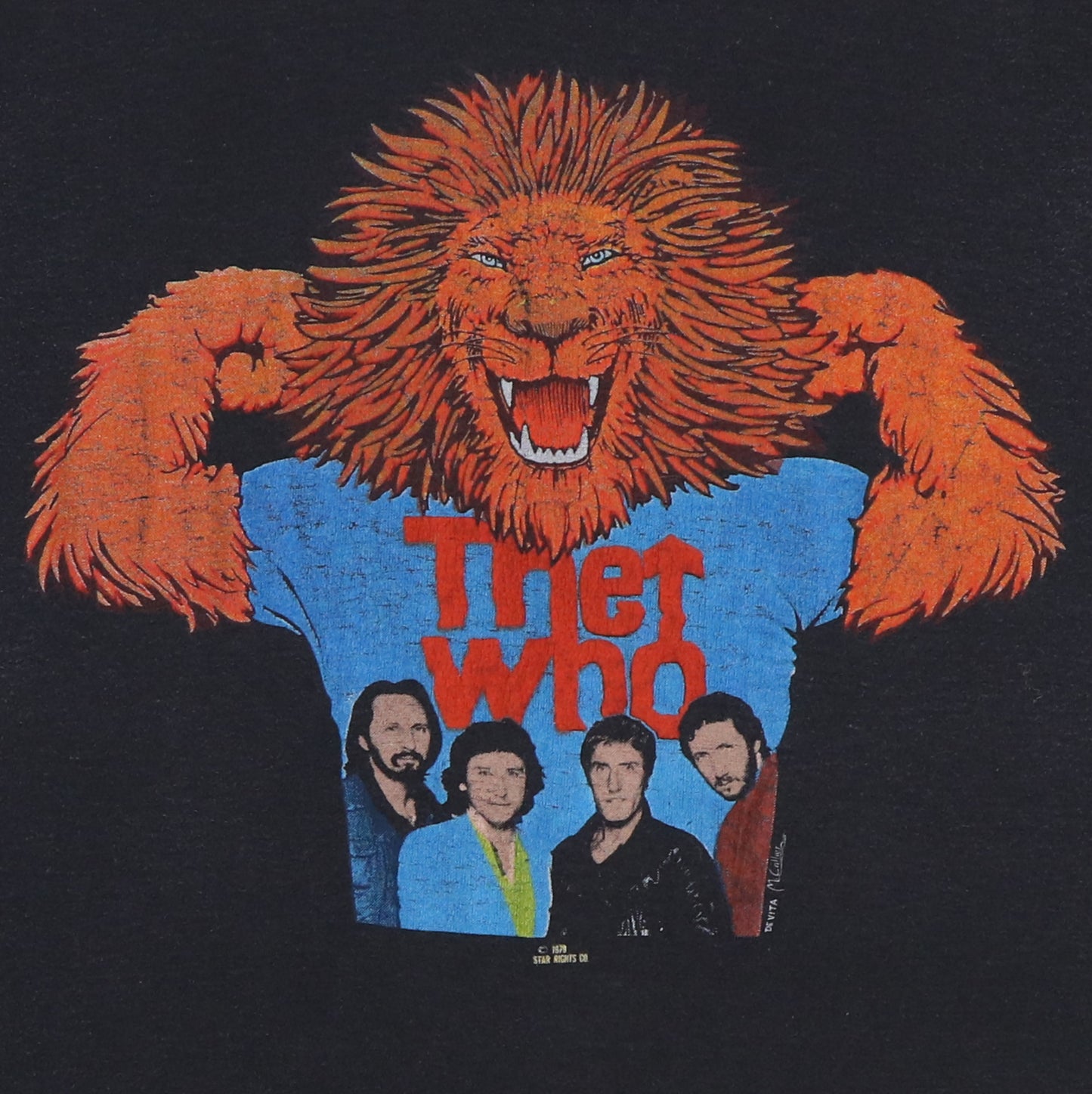1979 The Who Lion Shirt