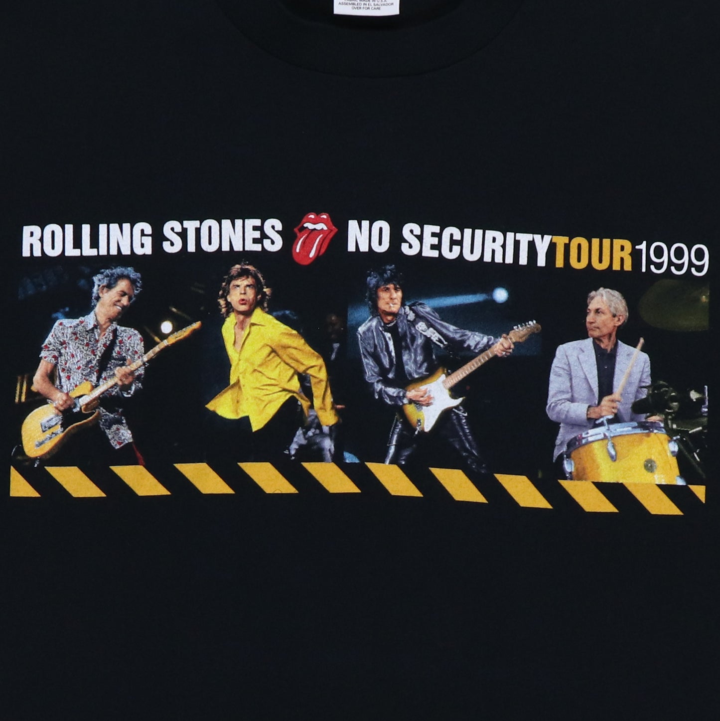 1999 Rolling Stones No Security Tour Shirt