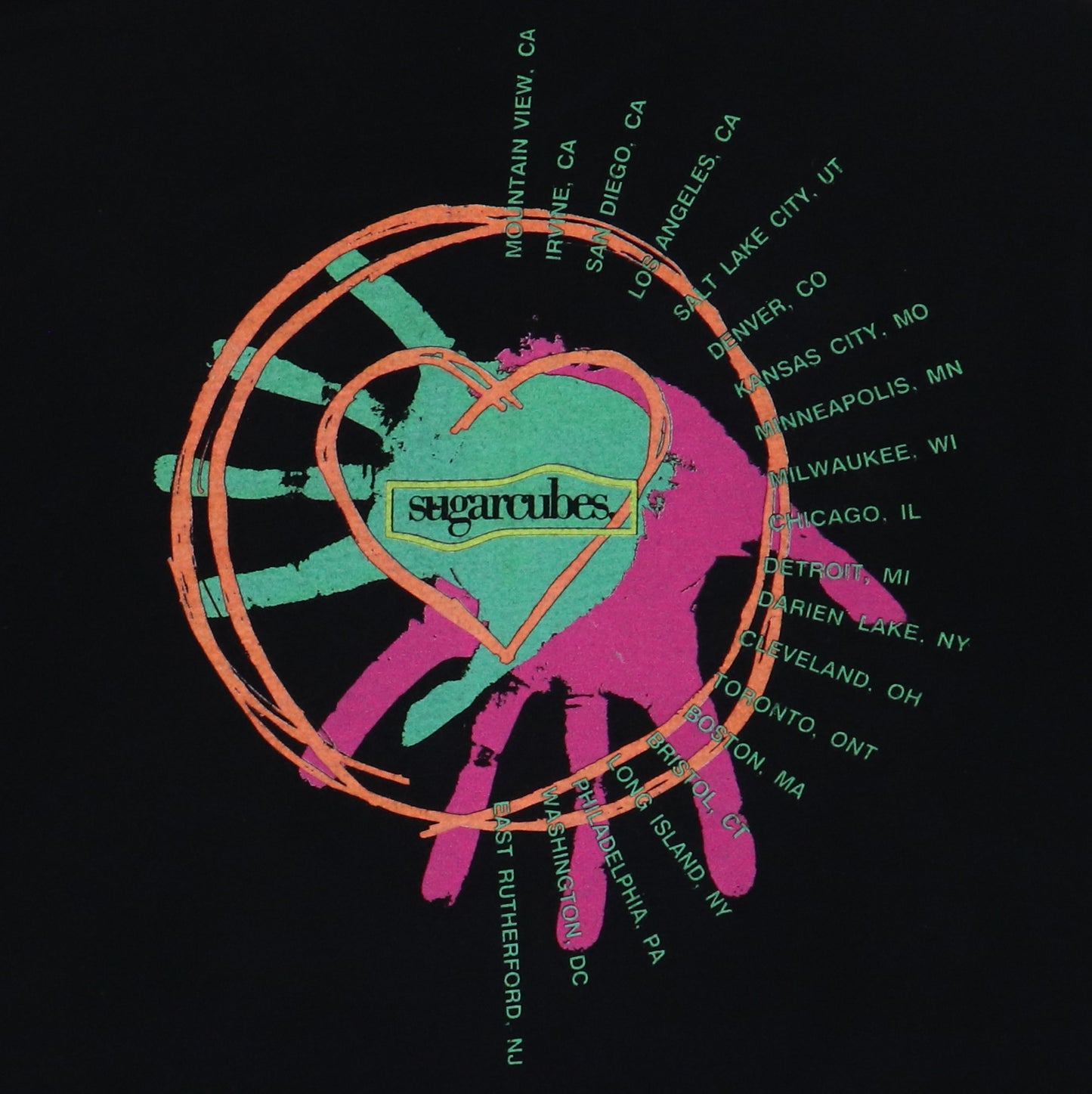 1988 The Sugarcubes Tour Shirt