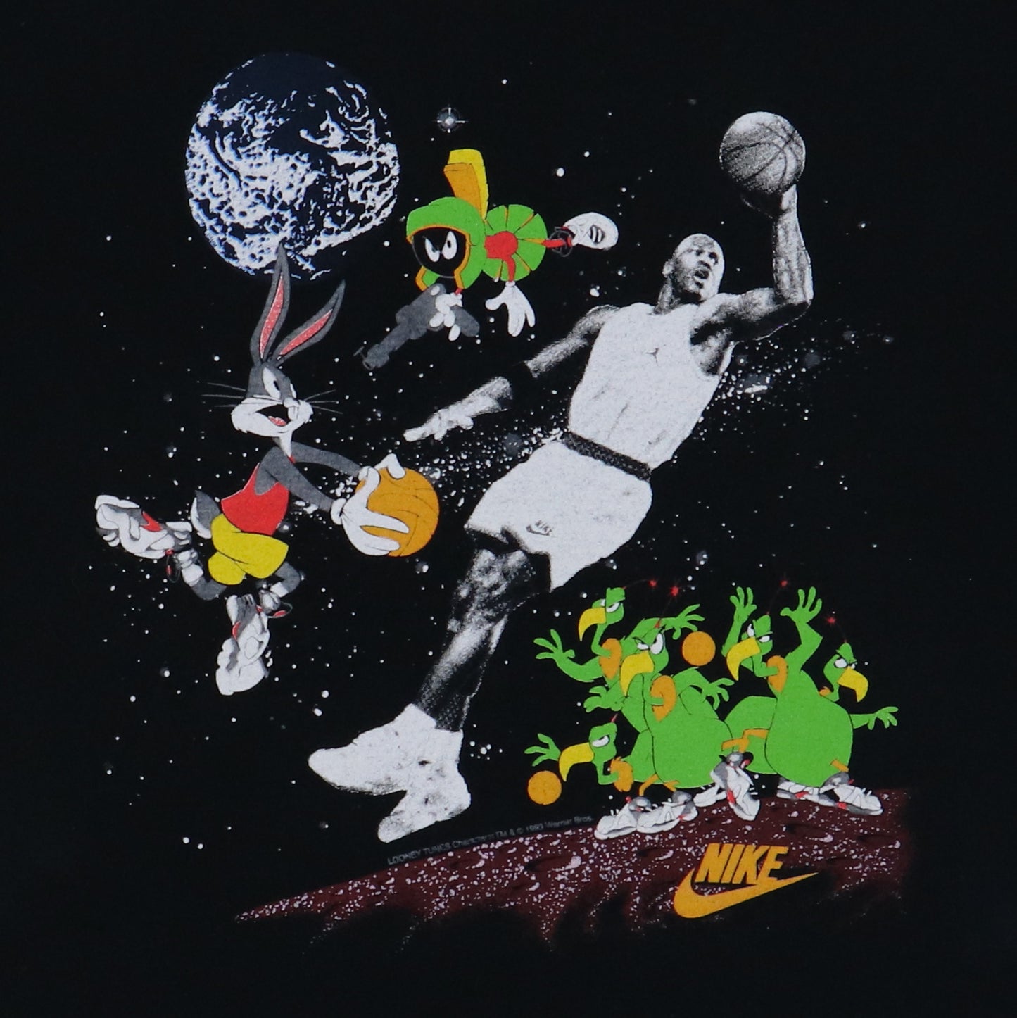 1993 Michael Jordan That's All Folks Nike Shirt