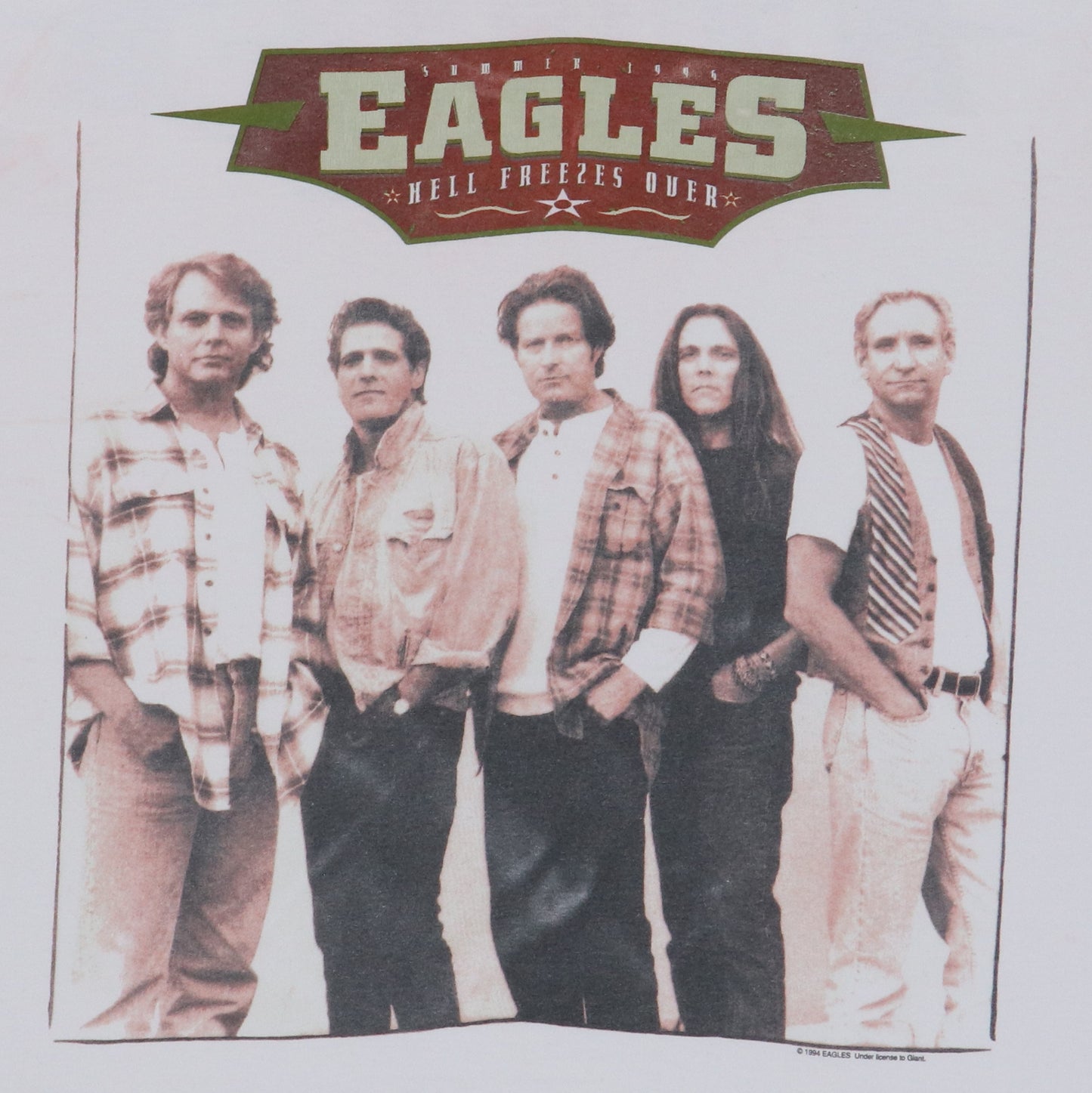 1994 Eagles Hell Freezes Over Tour Shirt