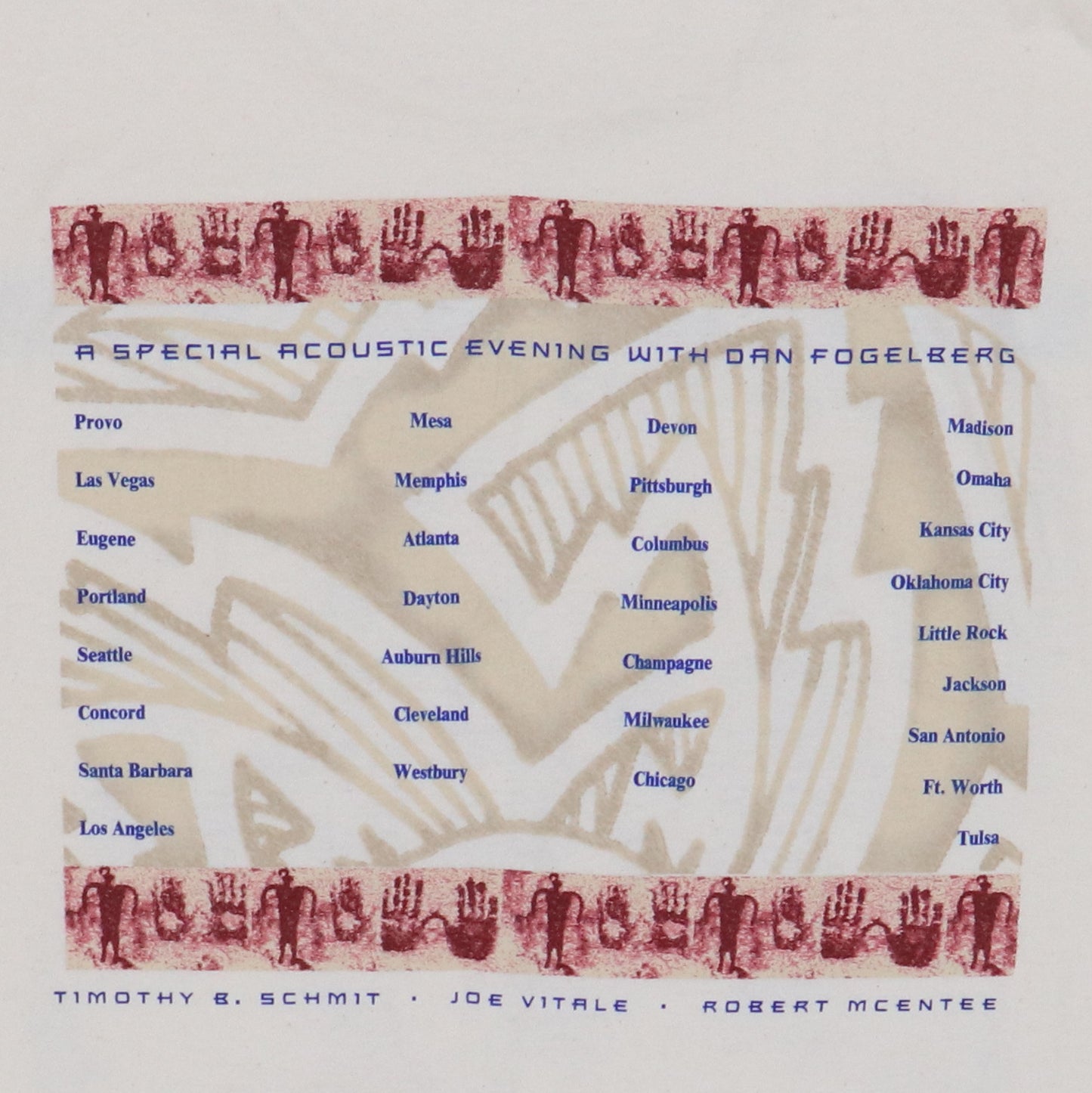 1993 Dan Fogelberg River Of Souls Tour Shirt