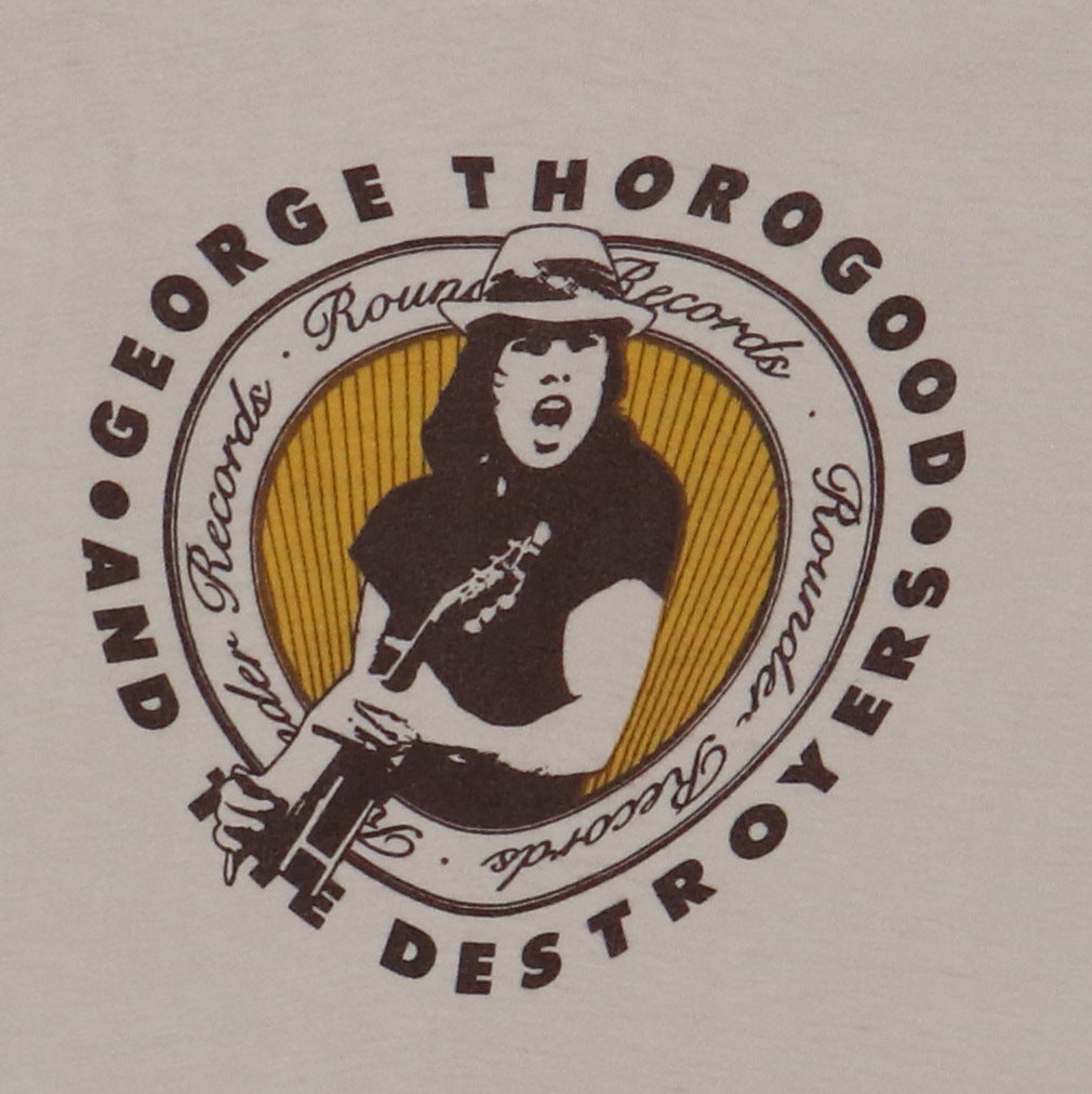 1977 George Thorogood And The Destroyers Rounder Records Shirt