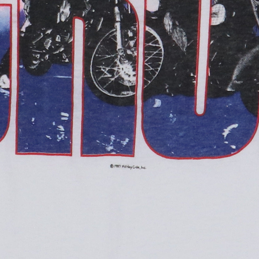 1987 Motley Crue Girls Girls Girls Tour Shirt