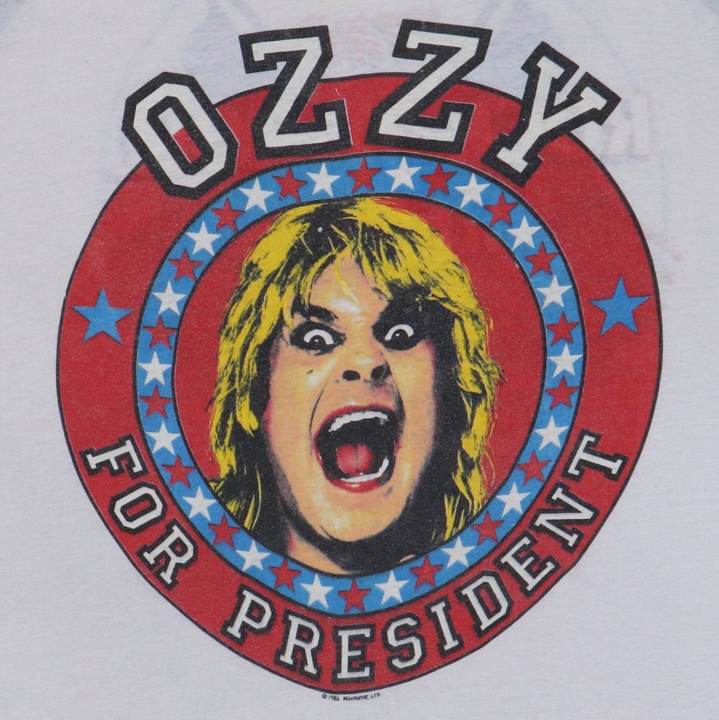 1984 Ozzy Osbourne For President Jersey Shirt