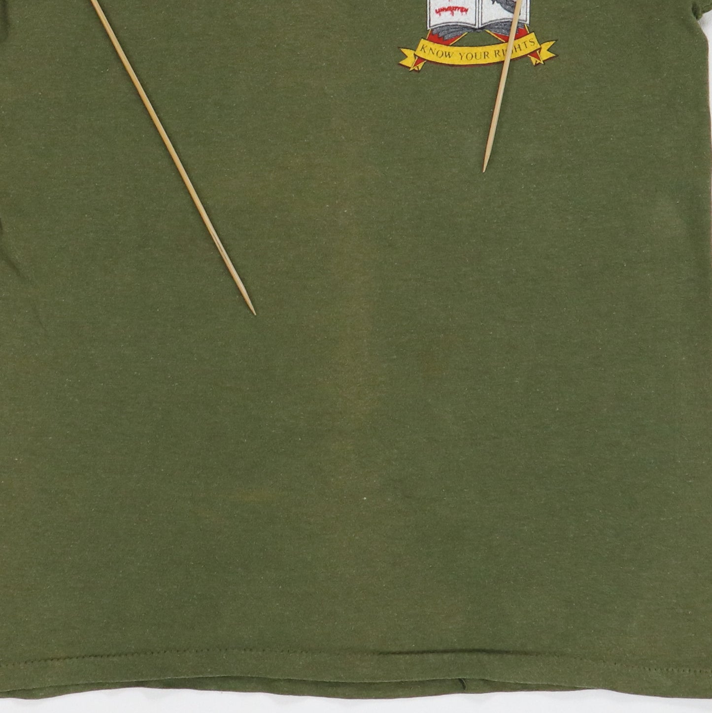 1982 The Clash Combat Rock Tour Shirt