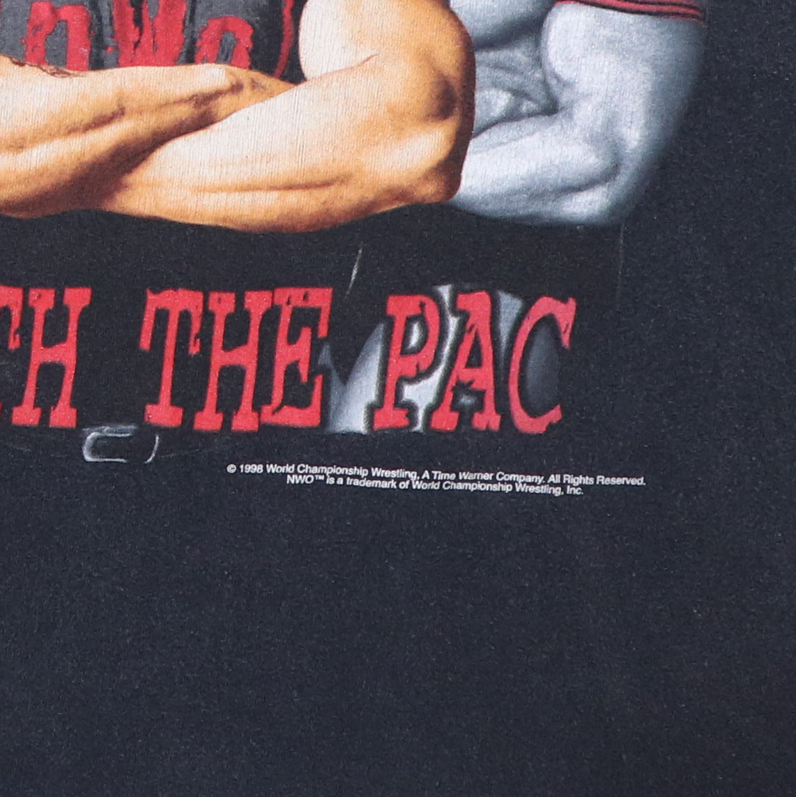 1998 NWO Run With The Pac WCW Shirt