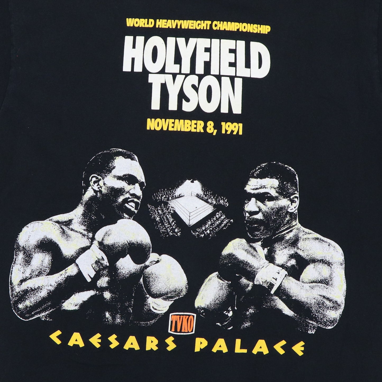 1991 Evander Holyfield Mike Tyson Boxing Shirt