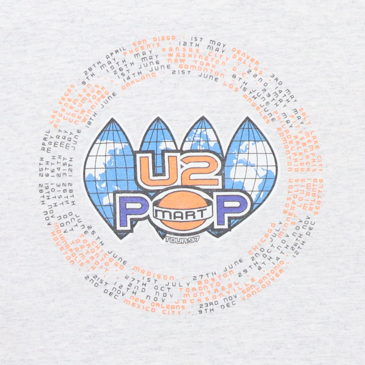 1997 U2 Pop Mart Tour Shirt