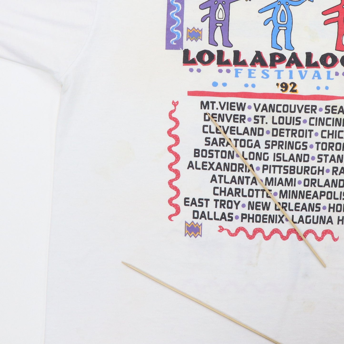 1992 Lollapalooza Festival Tour Shirt