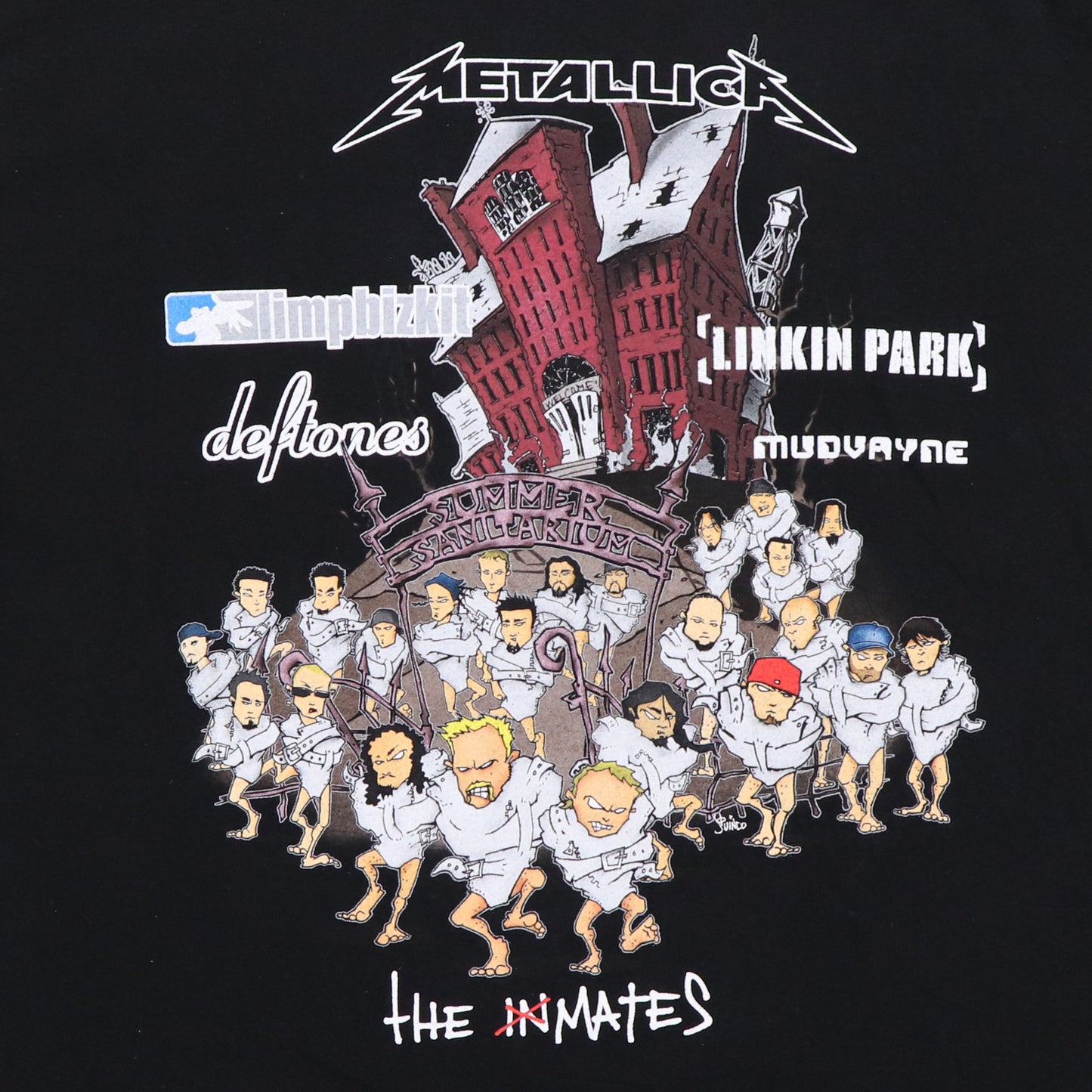 2003 Metallica Summer Sanitarium Tour Shirt