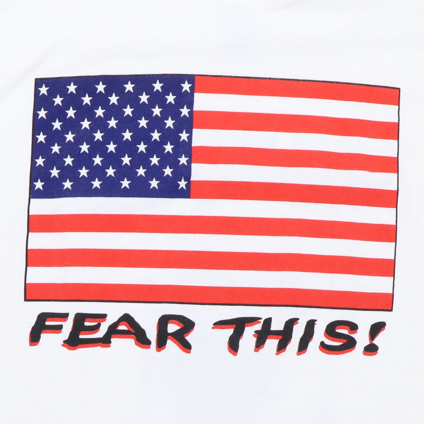 2000s Osama Bin Laden Wanted Dead Or Alive Shirt Detail