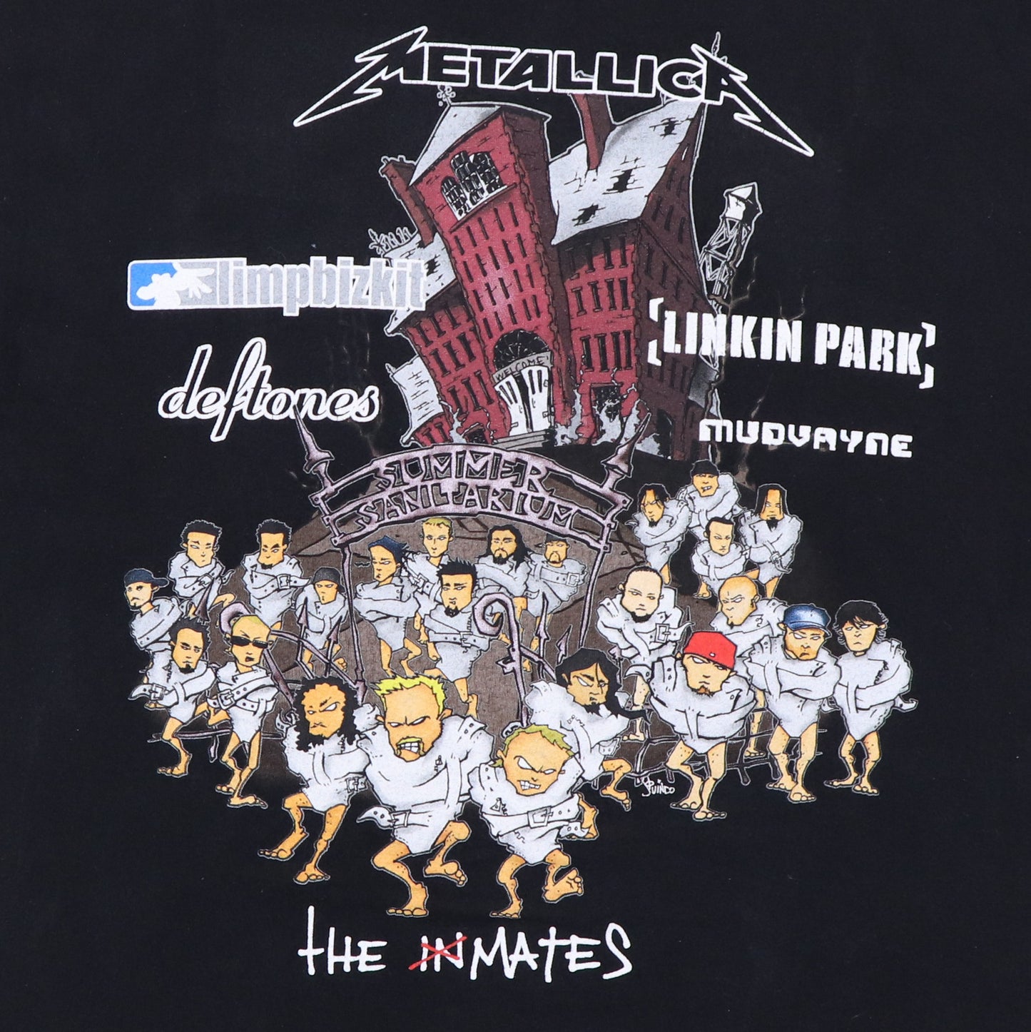 2003 Metallica Summer Sanitarium Tour Shirt