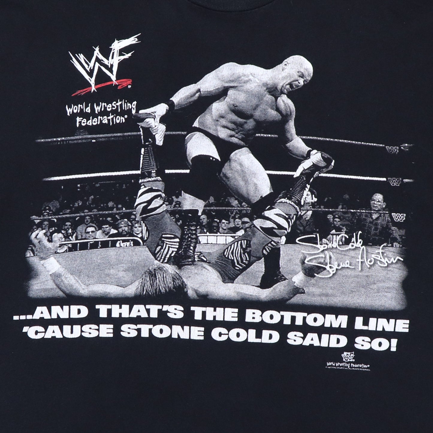 1998 Stone Cold Steve Austin WWF Wrestling Shirt
