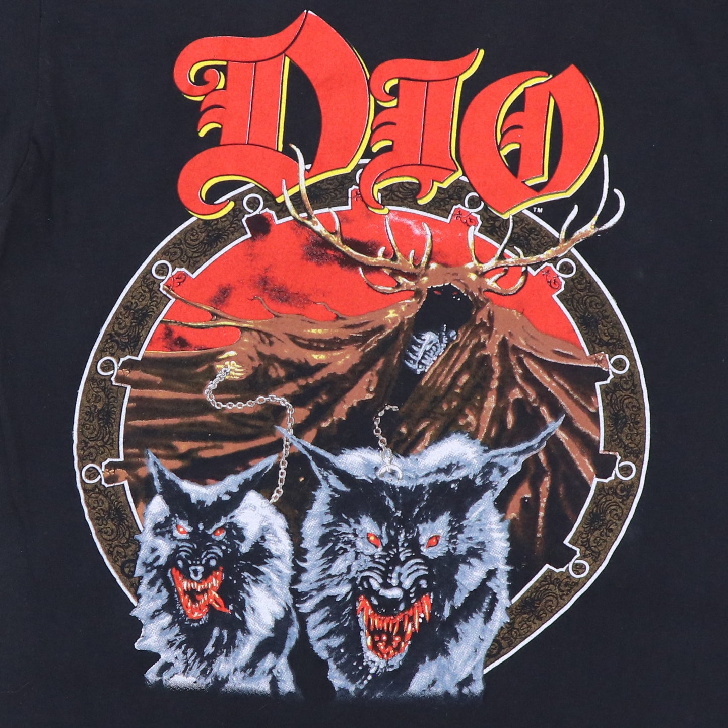 1990 Dio Lock Up The Wolves Tour Shirt