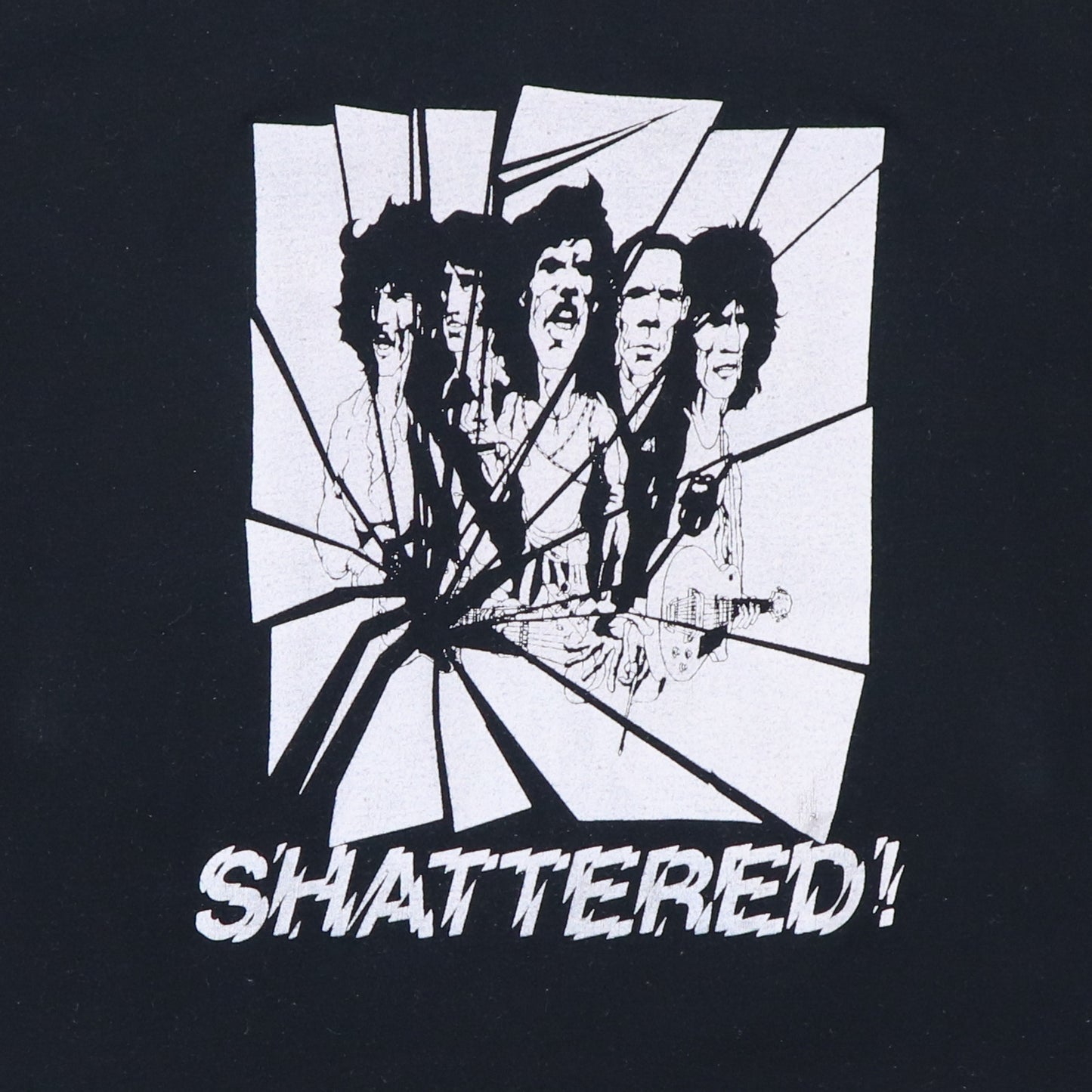 1981 Rolling Stones Shattered Tour Shirt