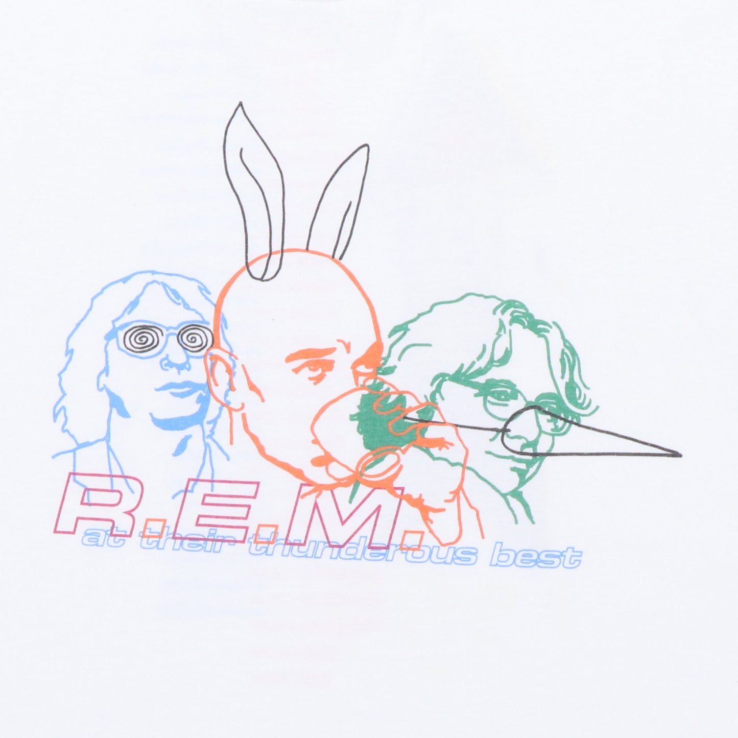 1999 REM At Their Thunderous Best Tour Shirt