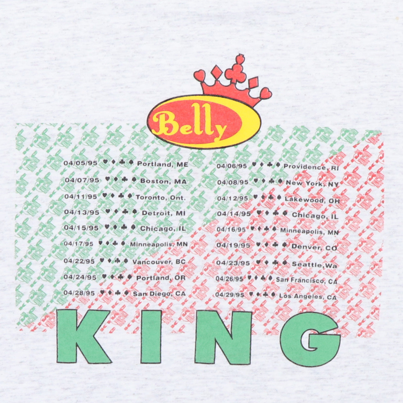 1995 Belly King Tour Shirt