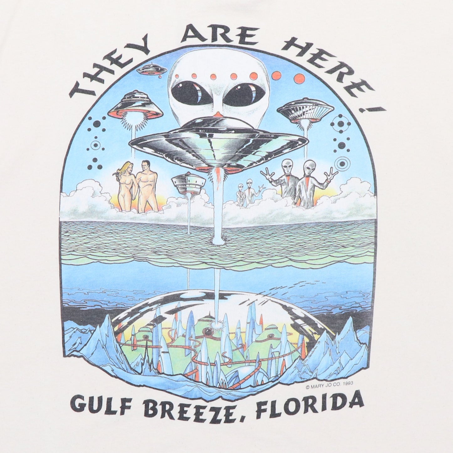 1993 Aliens Are Here Florida Shirt