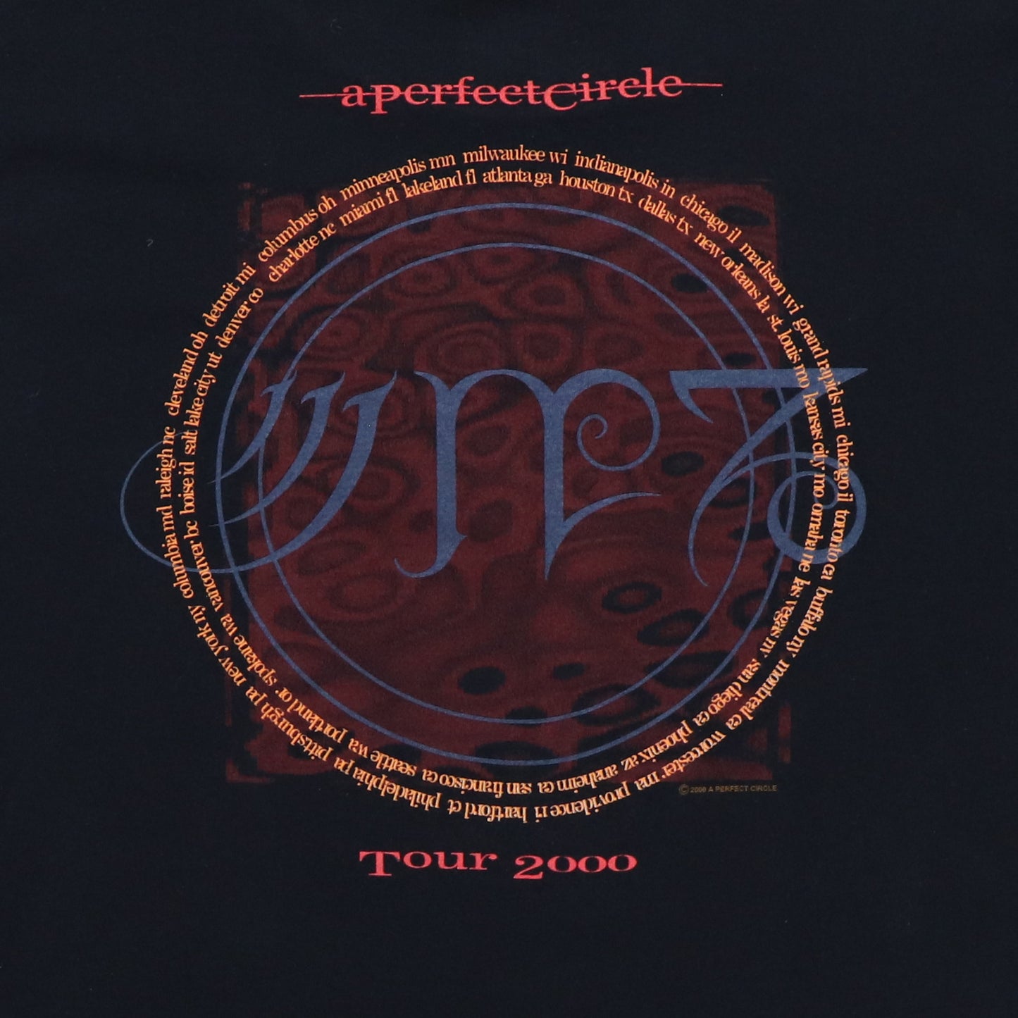 2000 A Perfect Circle Tour Shirt